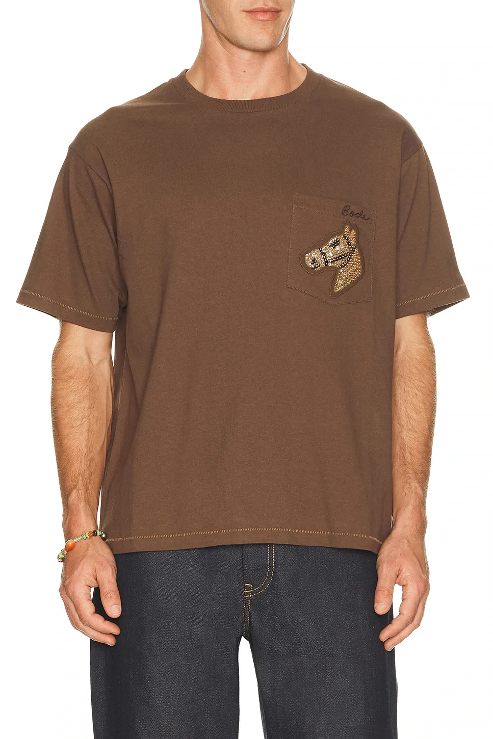 Sequin Pony Tee by Bode
