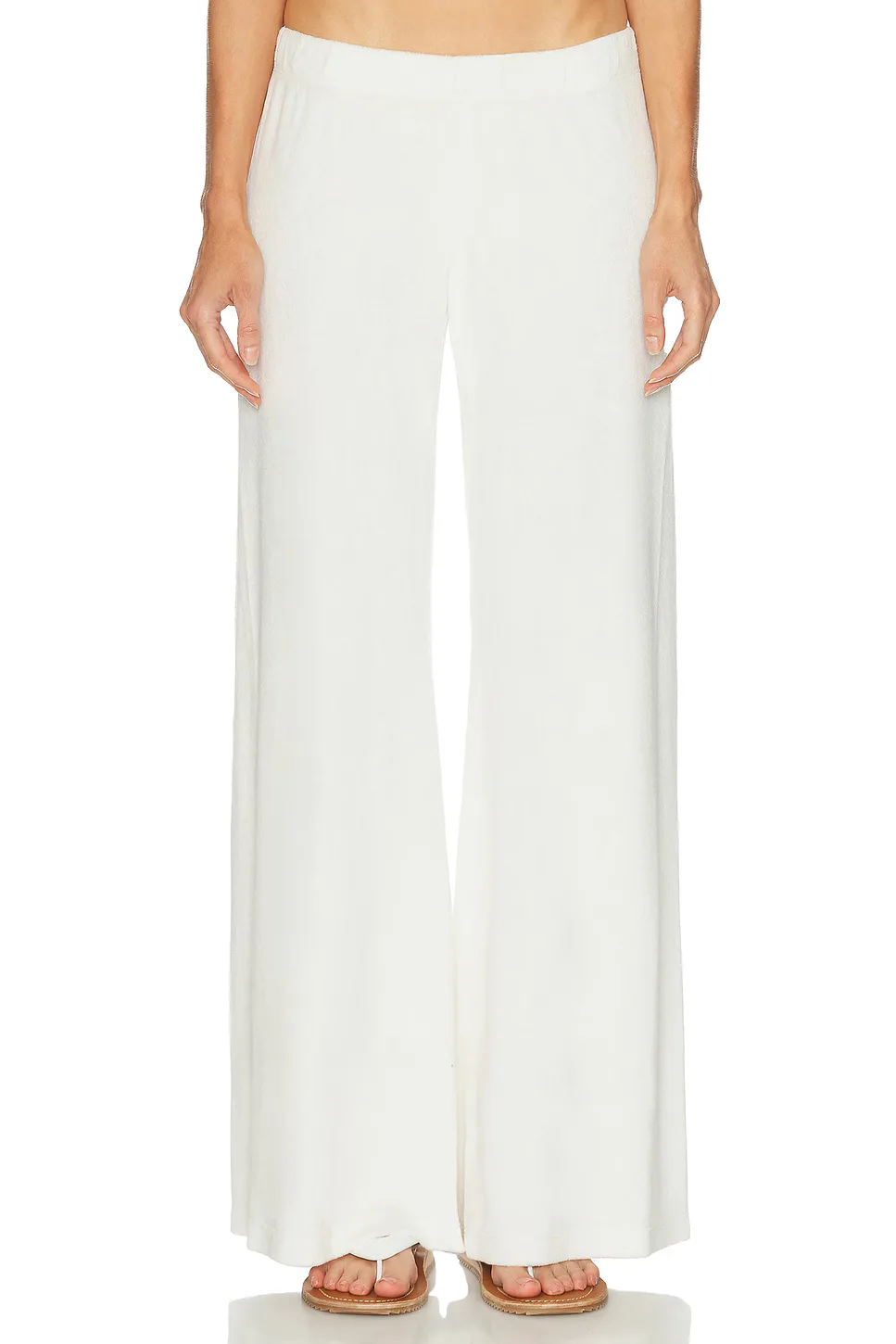 Lito Low Rise Terry Flare Pant by Suzie Kondi