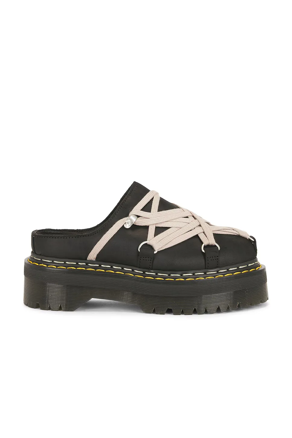 Rick Owens x Dr. Martens Quad Sole Megalace Mule by Rick Owens