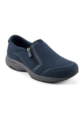 Thallow Side Zip Casual Slip-On Sneakers by Easy Spirit