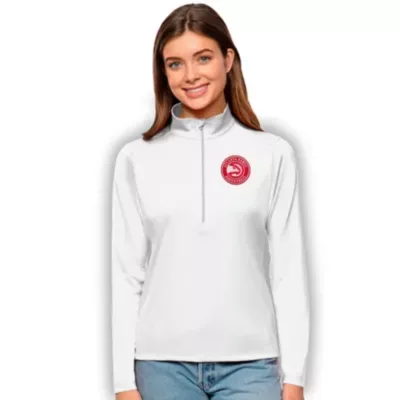 NBA Atlanta Hawks Tribute Half-Zip Top by Antigua