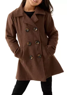 Faux Wool Peacoat by Vine & Valley