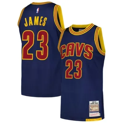 NBA LeBron James Cleveland Cavaliers 2015/16 Hardwood Classics Authentic Jersey by Mitchell & Ness