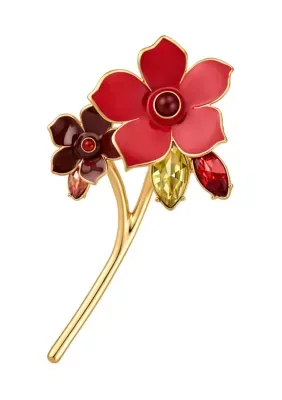 Floral Brooch Pin