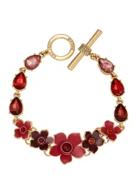 Floral Toggle Statement Bracelet by GUESS