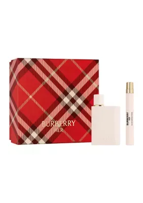 Her Eau De Parfum Intense & Travel Spray Duo Gift Set by Burberry