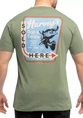 Threadcycled Short Sleeve Vintage Tackle T-Shirt by Guy Harvey