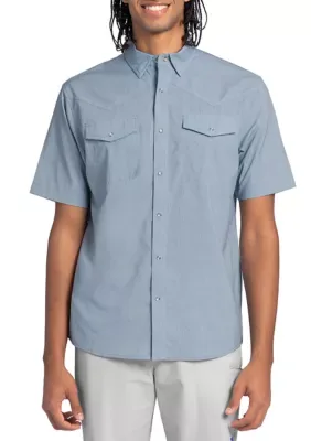 Eco Angler Western Short Sleeve Fishing Shirt by Guy Harvey