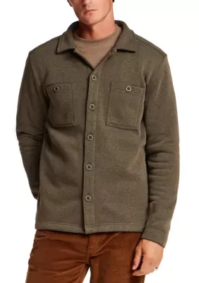 Pebble Fleece Unlined Shirt Jacket by Weatherproof Vintage