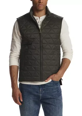 Lightweight Triangle Quilted Vest by Weatherproof Vintage