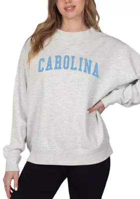 NCAA North Carolina Tar Heels Hampton Mock Neck Sweatshirt by Ug Apparel