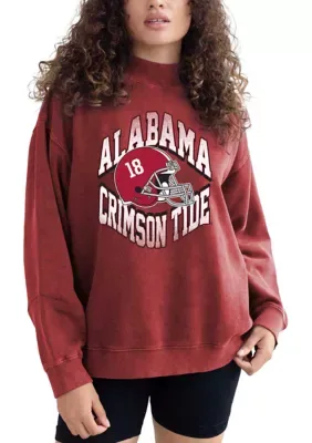 NCAA Alabama Crimson Tide Nantucket Mock Neck Sweatshirt by Ug Apparel