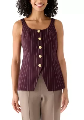 Pinstripe Vest by BCBG