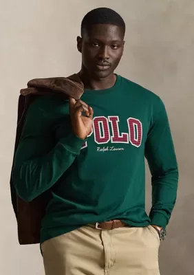 Plaid-Logo Jersey T-Shirt by Polo Ralph Lauren