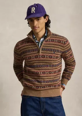 Fair Isle Wool Mockneck Sweater by Polo Ralph Lauren