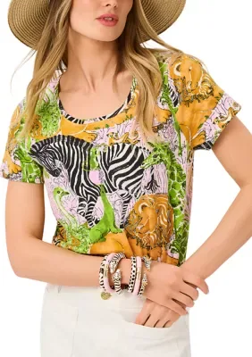 Etta Scoop Neck Top by Lilly Pulitzer