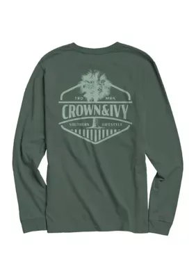 Palmetto Crown Long Sleeve Shirt by Crown & Ivy