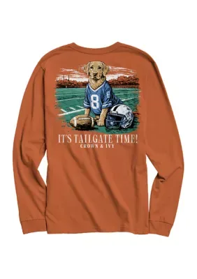 Ball and Bone Graphic Long Sleeve Shirt by Crown & Ivy