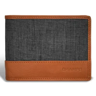Denim Leather Top Wing Wallet by Champs
