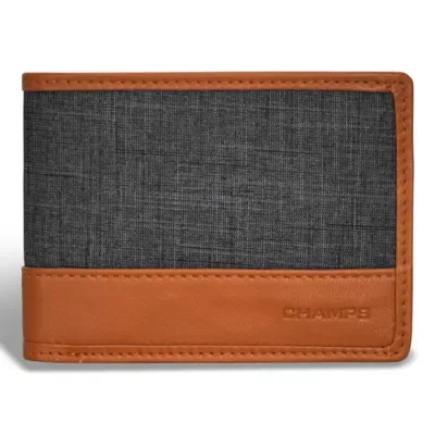 Denim Leather Center Wing Wallet by Champs