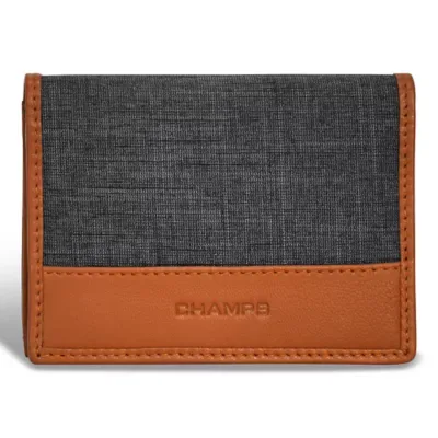 Denim Leather Cardholder by Champs