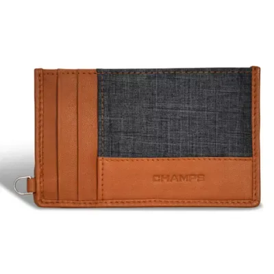 Denim Leather Slim Cardholder by Champs