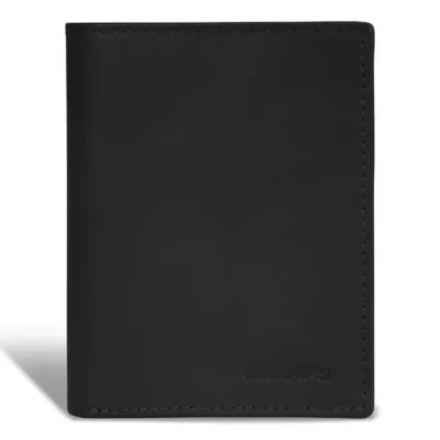 Onyx Leather Vertical Wallet by Champs