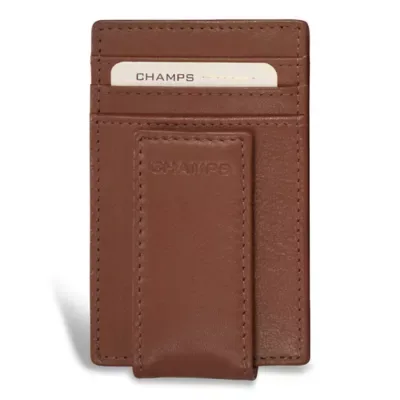 Onyx Leather Mag Card Case