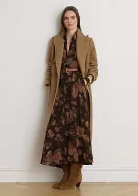 Lauren Ralph Lauren Floral Chiffon Shirtdress by Ralph Lauren