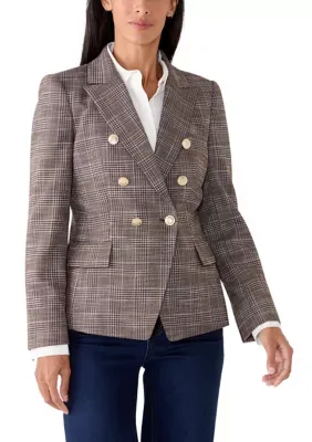 Long Sleeve Boucle Jacket by Tahari
