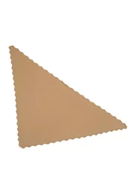 Scallop Knit Triangle Scarf by Echo