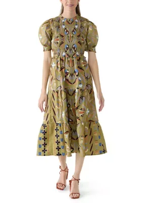 Smocked Puff Sleeve Dress by Sail to Sable