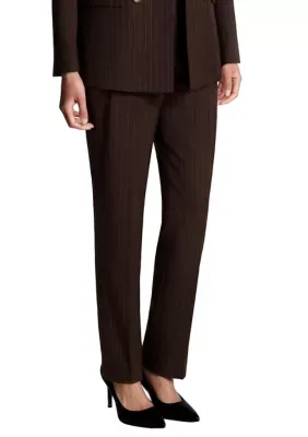 Kenneth Cole Reaction Pleated Wide Leg Pinstripe Pants by Kenneth Cole