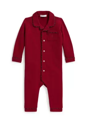 Cotton Mesh Coveralls by Ralph Lauren