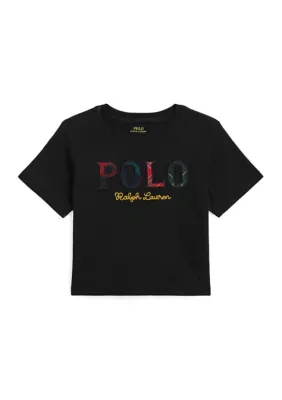 Logo Cotton Jersey Boxy T-Shirt by Ralph Lauren