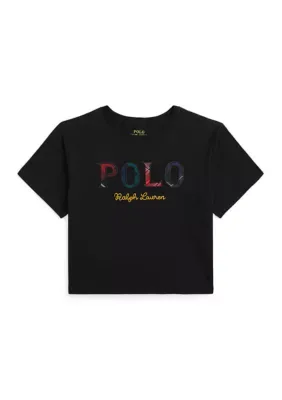 Logo Cotton Jersey Boxy Tee by Ralph Lauren