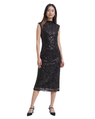 Sleeveless Draped Midi by Anne Klein