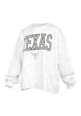 NCAA Texas Longhorns Southlawn Logo Camo Fleece Pullover by Pressbox