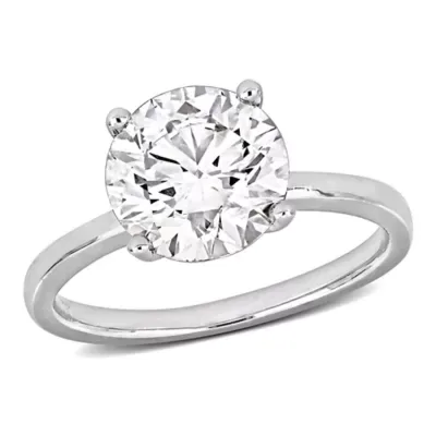 Lab Created Diamond Solitaire Engagement Ring in 14K Gold by Belk & Co