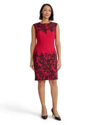 Extend Cap Sleeve Sheath Dress by Kasper