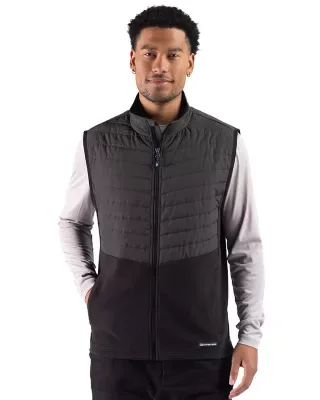 Woodland Epic Versatility Recycled Insulated Hybrid Fleece Full Zip Vest by Cutter & Buck