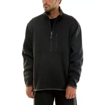 Workwear Sweater Fleece Half Zip Pullover by Hallstatt