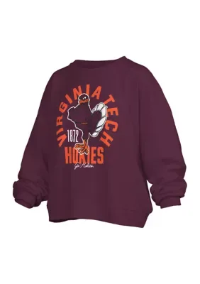 NCAA Virginia Tech Hokies Blitz Janise Fleece Sweatshirt by Pressbox