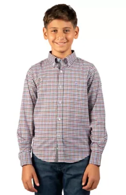 Multi Color Gingham Shirt with Button Down Collar by Tailorbyrd