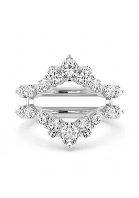 Lab Created 2.30 CTW Lab Grown Diamond Enhancer Band in 14K White Gold by Alessandra Bettini