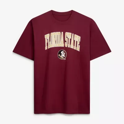 NCAA Florida State Seminoles Team Arch Over Wordmark T-Shirt by Champion