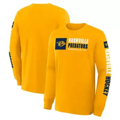 NHL Nashville Predators Goal Crease Legacy Long Sleeve T-Shirt by Fanatics