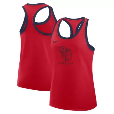 MLB Cleveland Guardians Tri-Blend Dri-FIT Racerback Tank Top by Nike