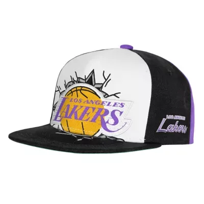 NBA Los Angeles Lakers Mascot Snapback Hat by Mitchell & Ness