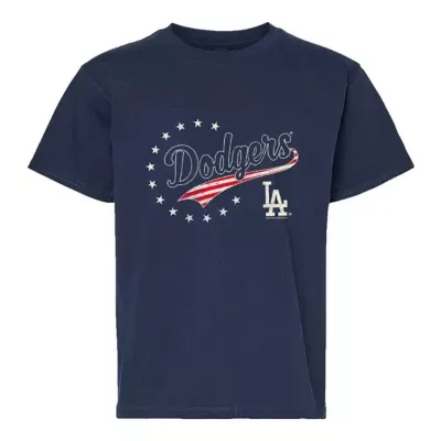 MLB Los Angeles Dodgers Americana T-Shirt by Soft As a Grape